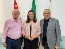 Deputada federal Maria Rosas visita a Santa Casa